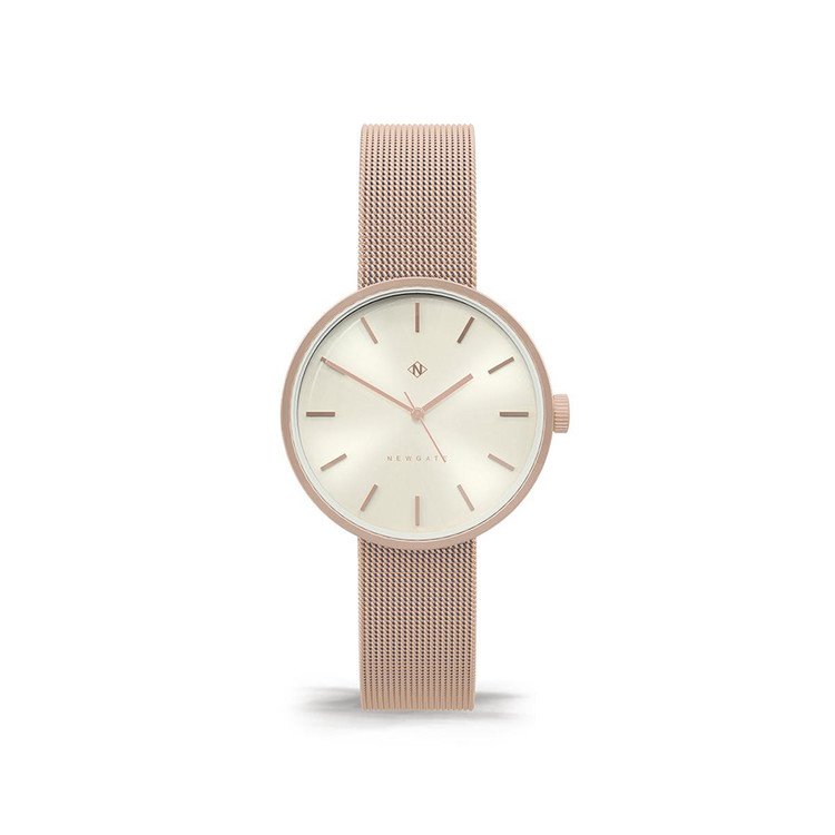 ATOM-玫瑰金-不鏽鋼米蘭帶-32mm