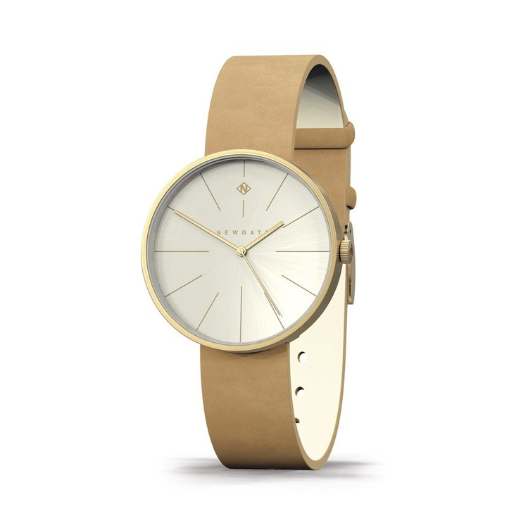 NEW YORK-楓糖棕-皮革錶帶-40mm