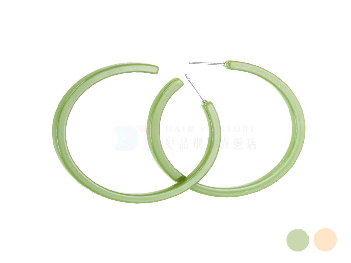 秋季溫暖大圓耳環 2色【AX004】