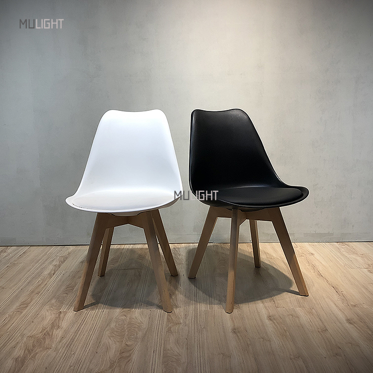 最高CP值-簡約皮革椅墊餐椅