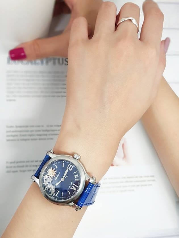 CHOPARD HAPPY STARS  蕭邦 快樂鑽腕錶-金光鐘錶