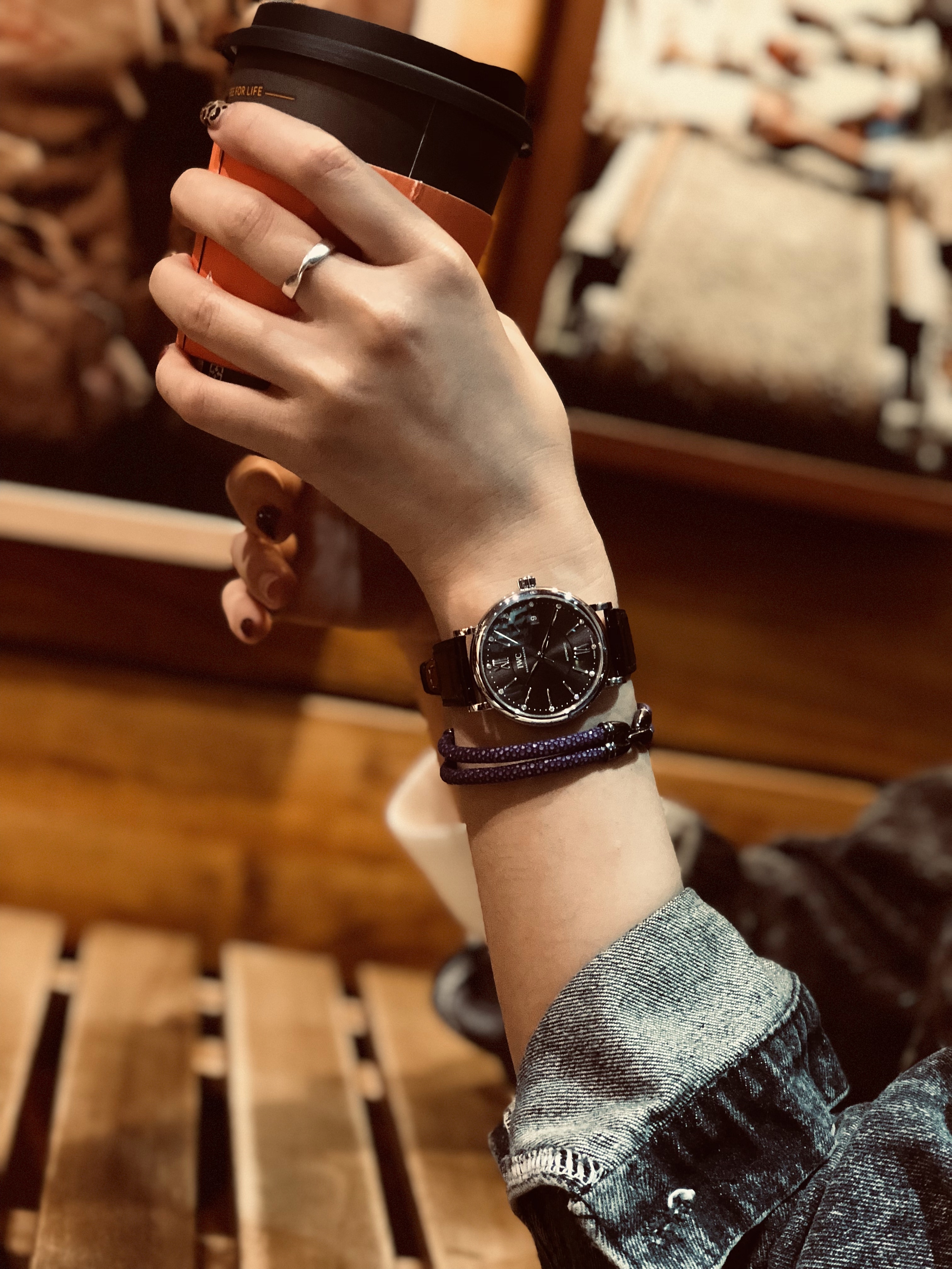 IWC PORTOFINO  萬國  伯濤菲諾腕錶-金光鐘錶