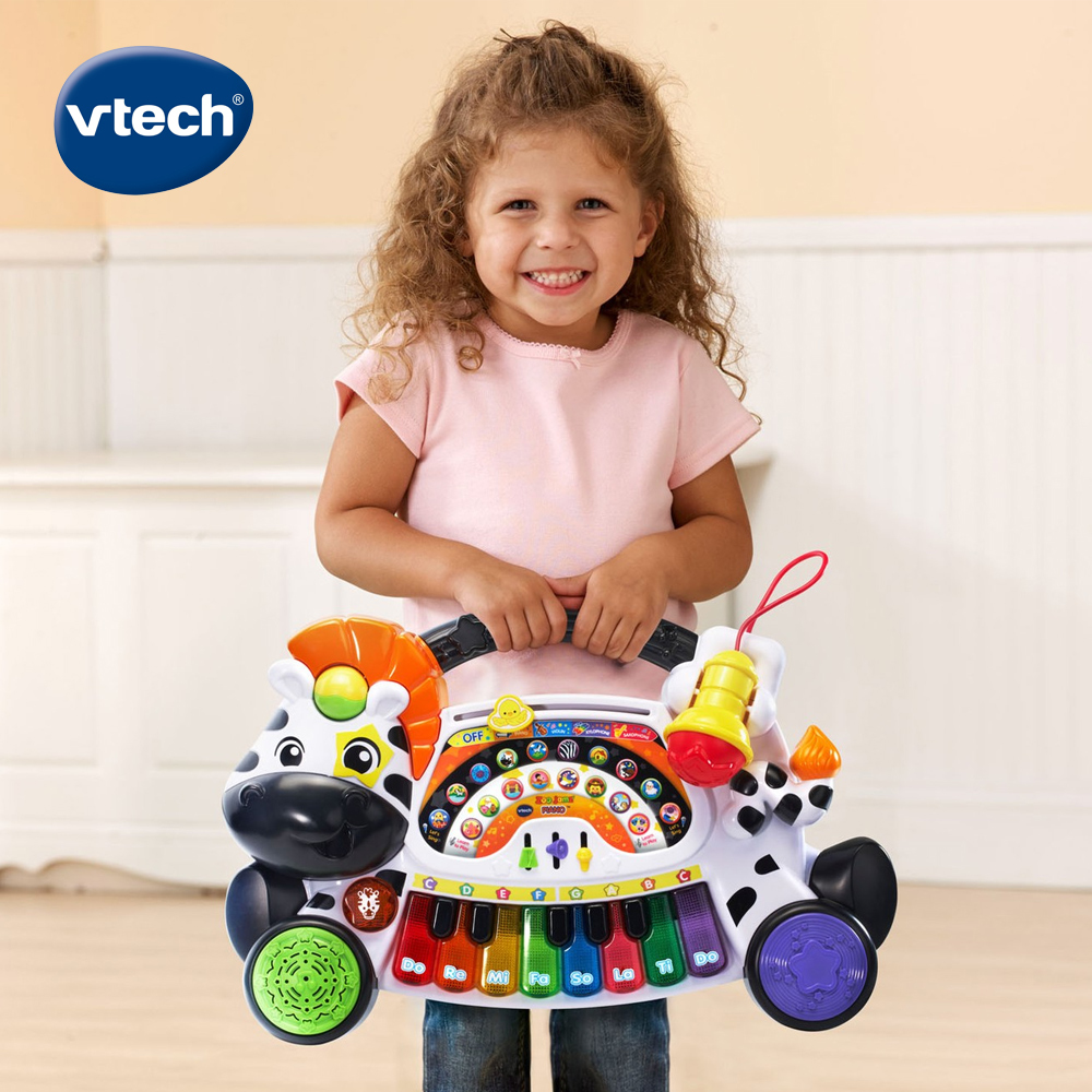 Vtech 多功能搖滾斑馬DJ鋼琴