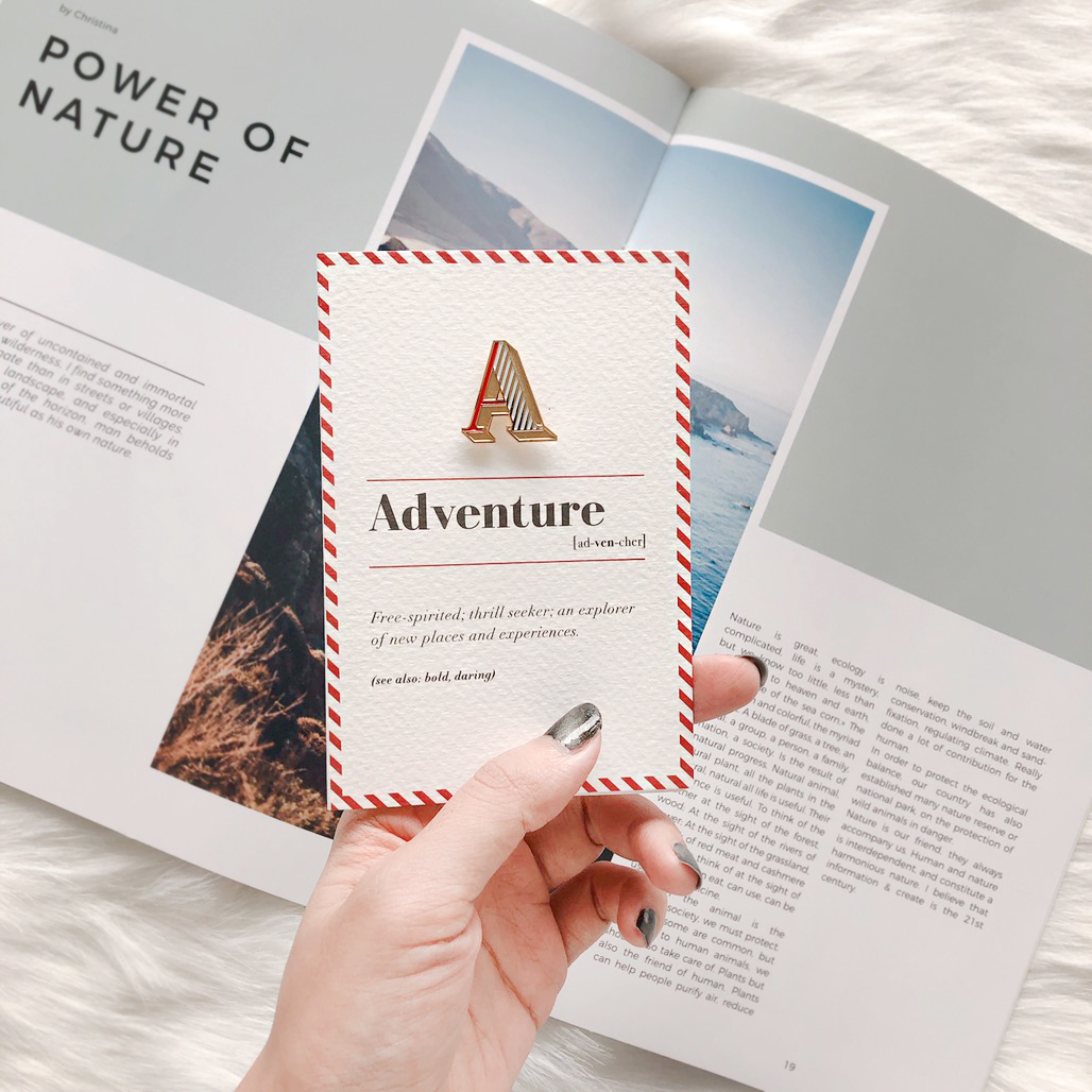 琺瑯徽章卡 - A  / Adventure