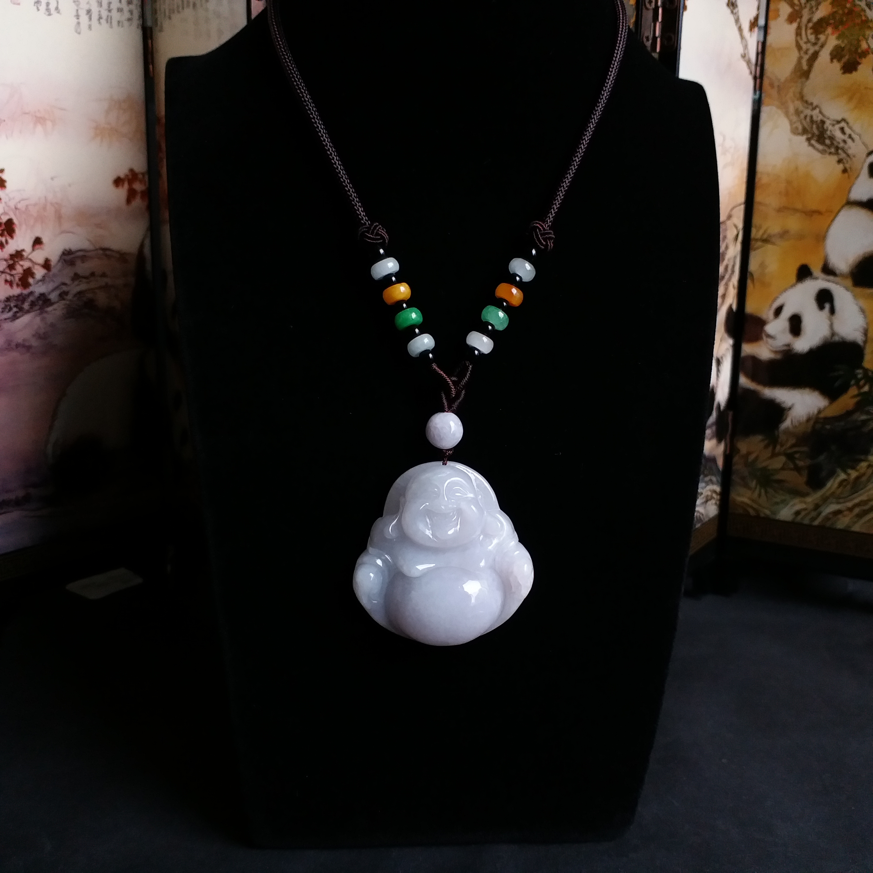 J1302 冰糯淺紫大笑彿