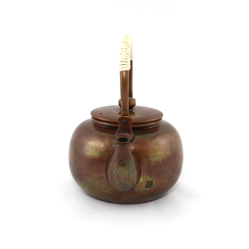 【島倉堂】湯沸 配合金銅壺1L