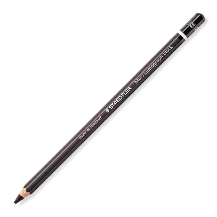 【STAEDTLER 施德樓】黑桿專業素描專用鉛筆 MS100 B