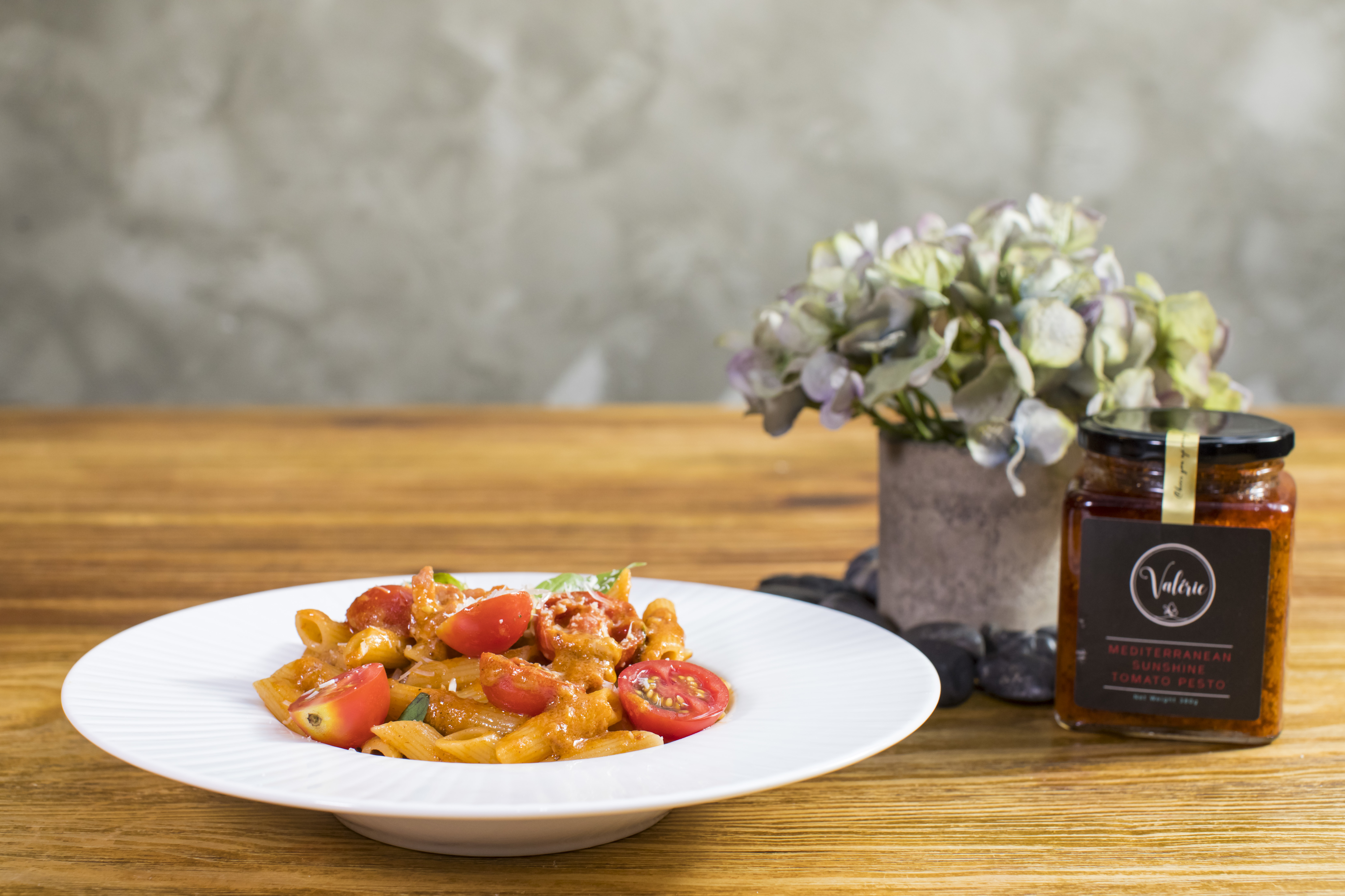 2.車厘茄煙肉長通粉(一人份)