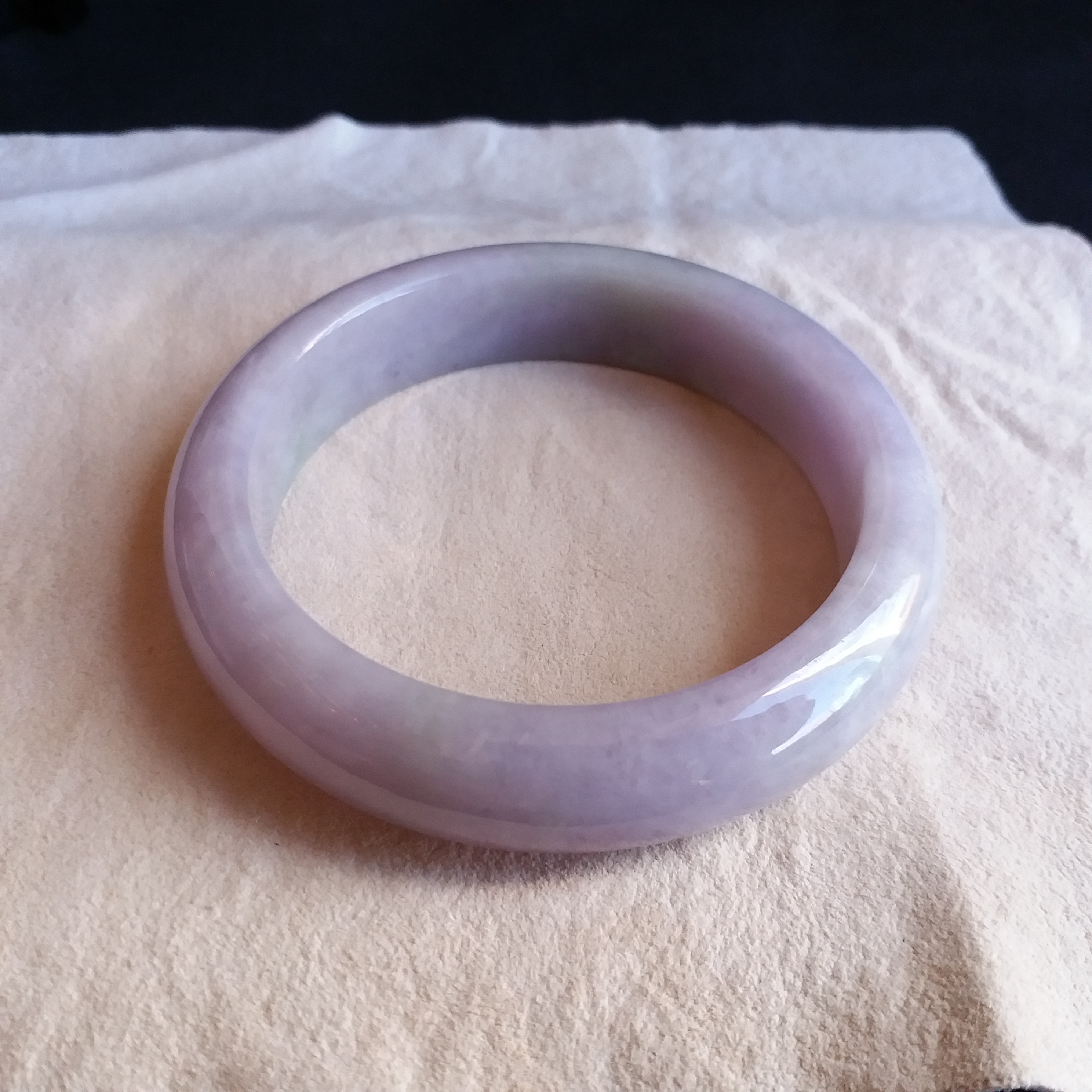 J1281 冰糯紫羅蘭玉鐲 56.53mm (1.52)