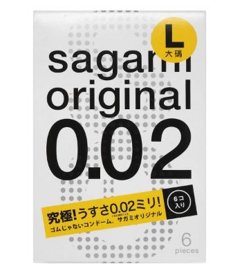 Sagami相模原創 0.02 大碼 (第二代) 58mm 6 片裝 PU 安全套