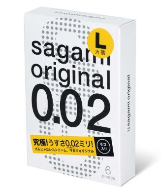 Sagami相模原創 0.02 大碼 (第二代) 58mm 6 片裝 PU 安全套