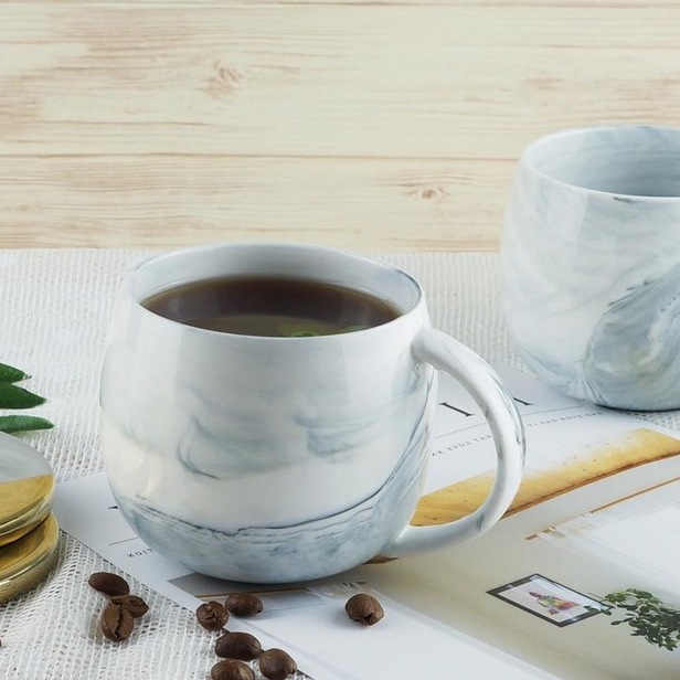 山脈悠悠大理石紋馬克杯