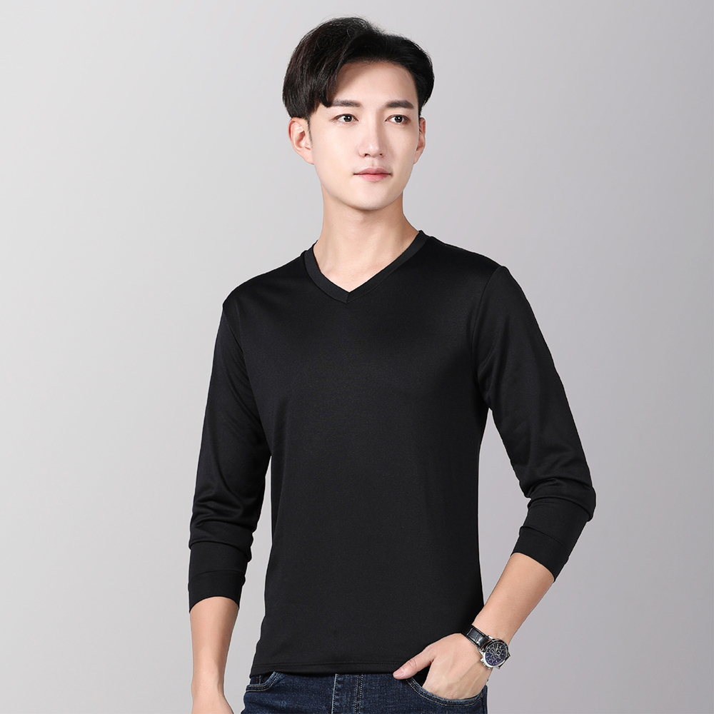 【HENIS】重磅純棉-韓版百搭長T