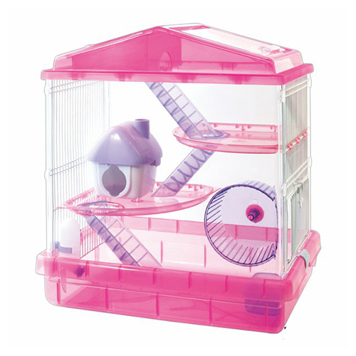 【IRIS】 三層造型鼠籠 藍/粉(IR-PHSC-412)