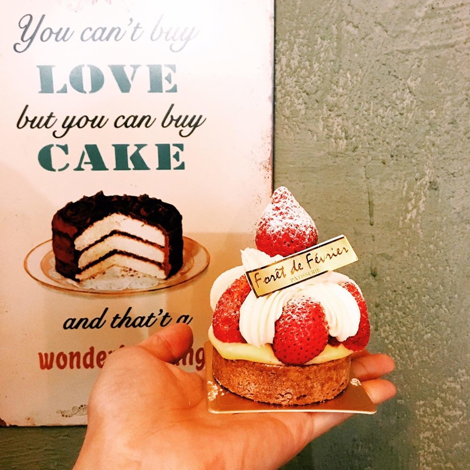 草莓蛋糕、二月森、草莓塔、生日蛋糕、台中法式甜點　#手工餅乾, #手工喜餅, 母親節蛋糕, #喜餅推薦