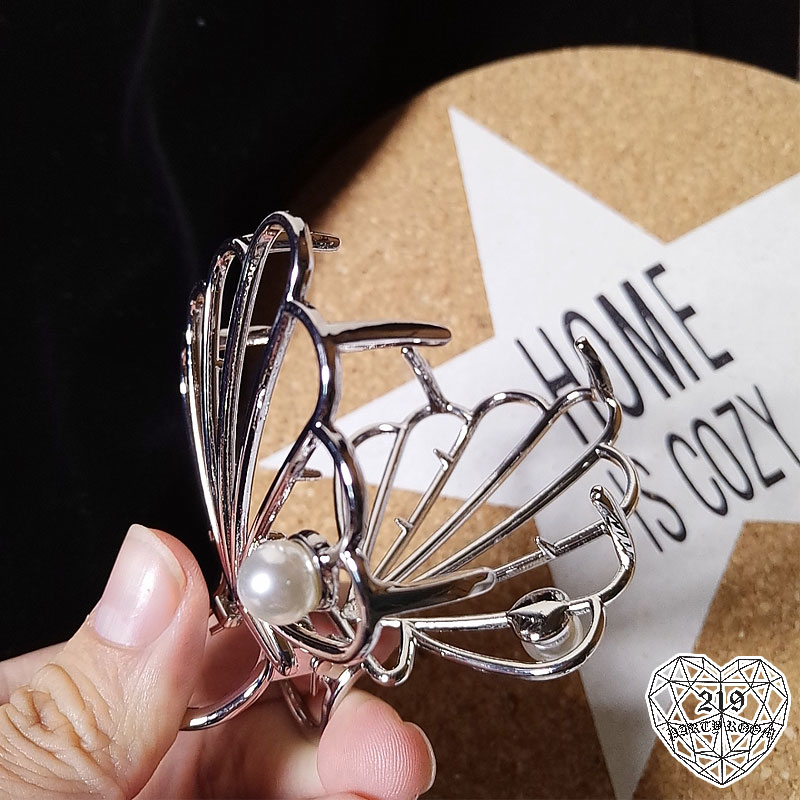 貝殼珍珠鯊魚夾