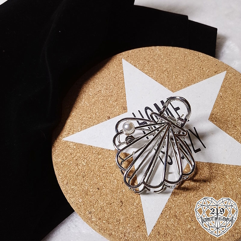 貝殼珍珠鯊魚夾