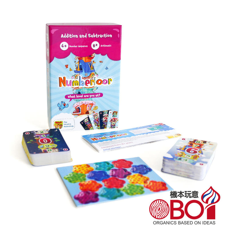 熱氣球高塔 Numberloor 附中文說明書 俄羅斯兒童桌遊