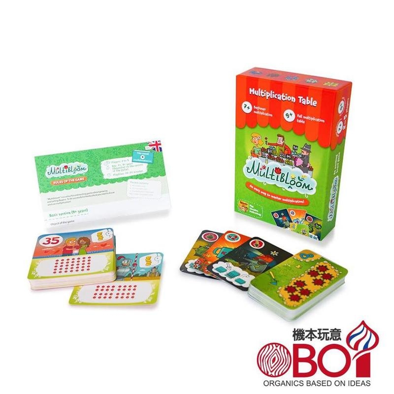 魔法花店 Multibloom 附中文說明書 俄羅斯兒童桌遊