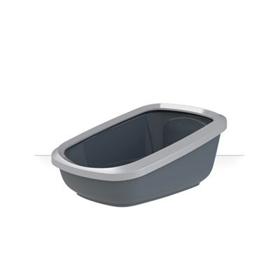 PEEWEE必威-加大無罩式貓便盆(碳黑/槍灰/象牙棕)