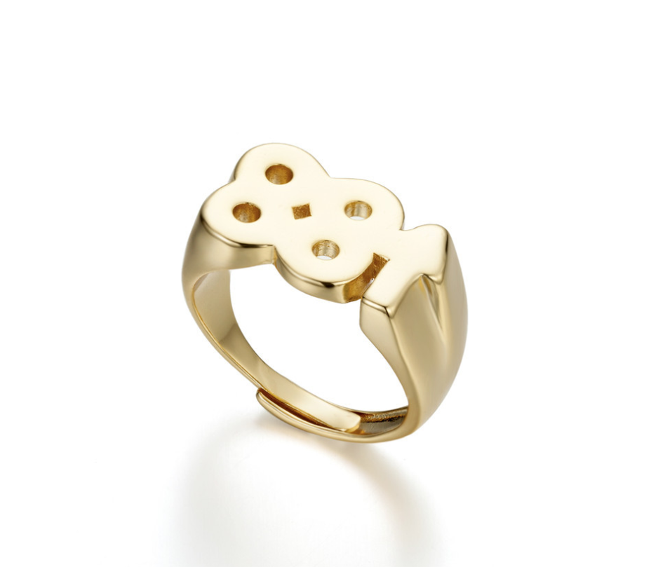 88rising 美國音樂廠牌 Gold Ring 經典標誌款系列戒指