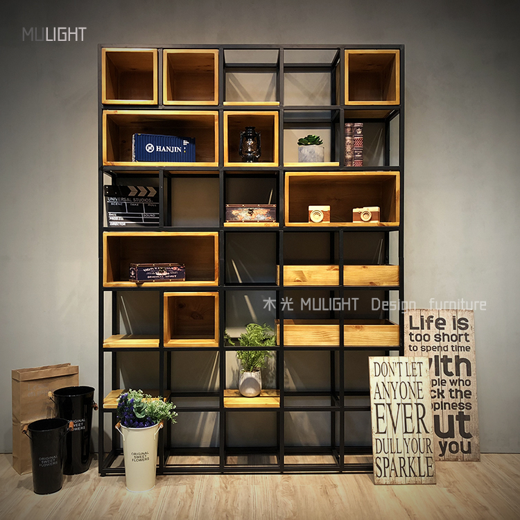 復古鐵藝方格屏風櫃|可訂製