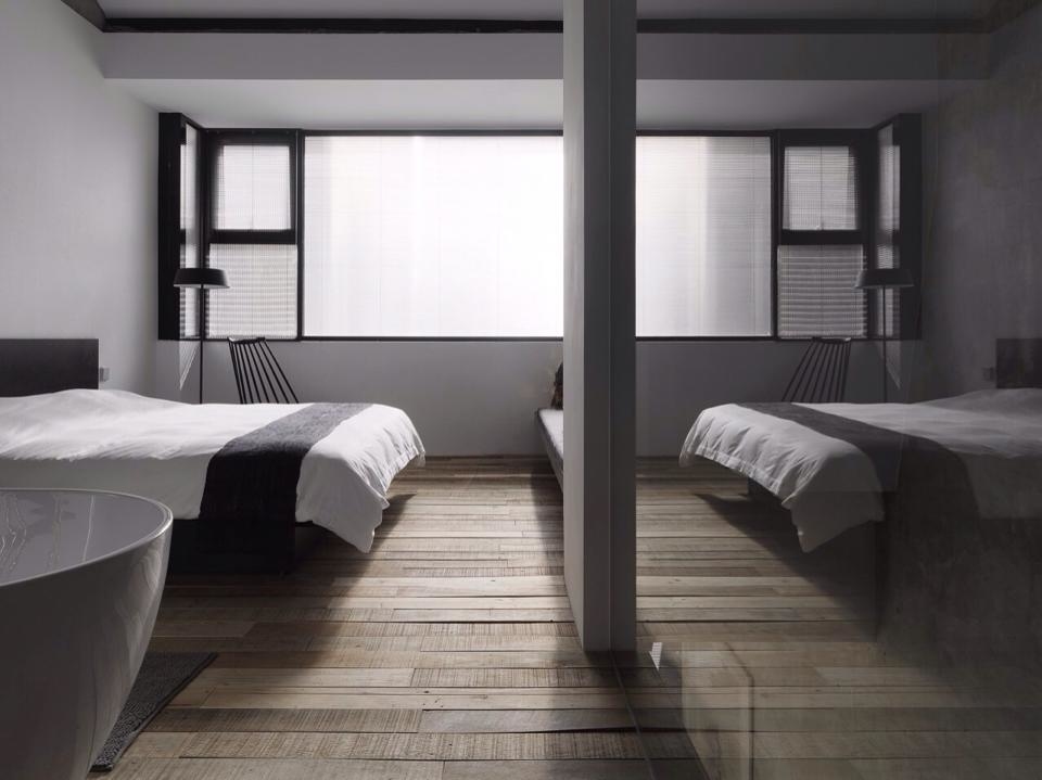 台中 M平方空間 採用迪奧斯天然乳膠床墊