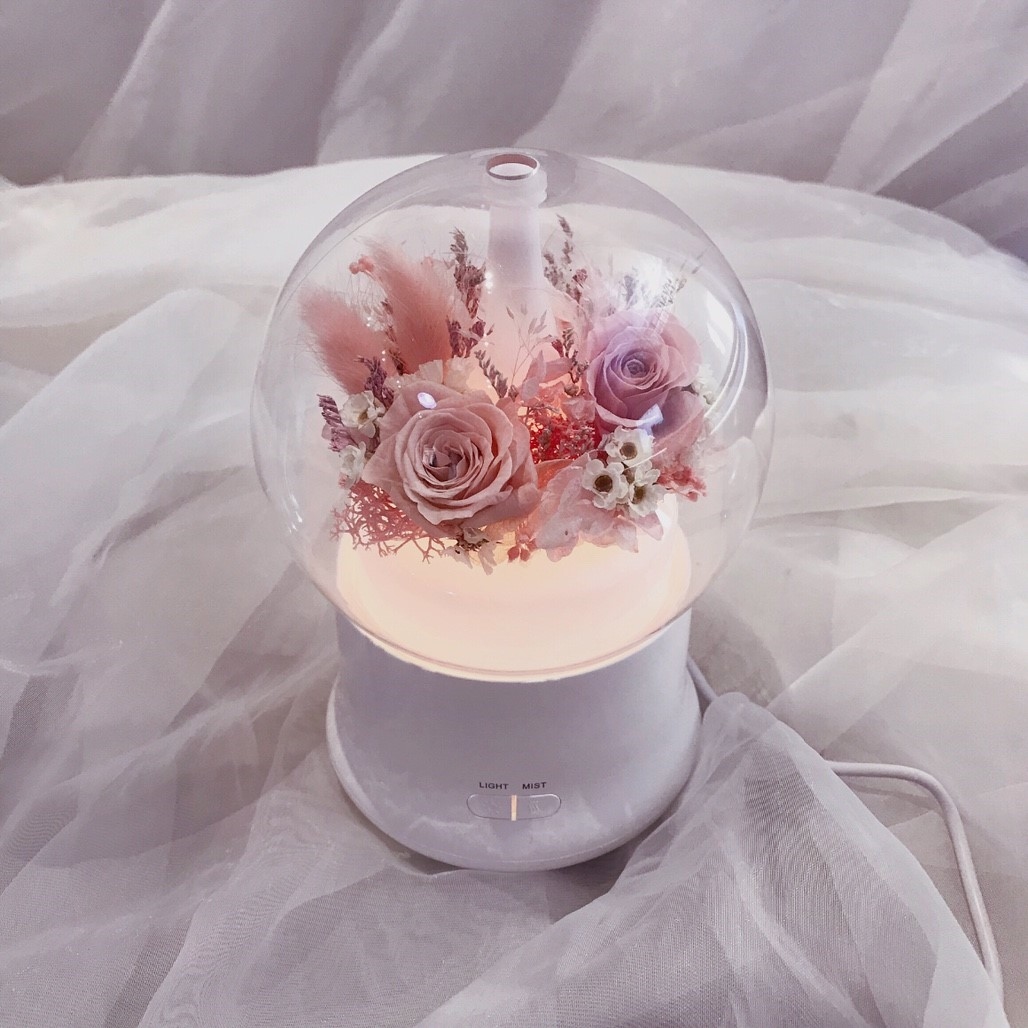 永生花水氧機-桃紫