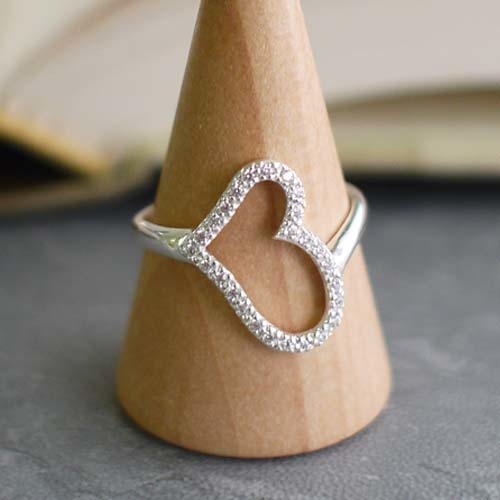 永恆不變的愛純銀戒指/DR708