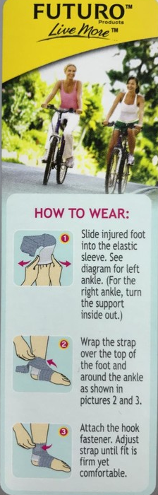 FUTURO™纖柔細緻剪裁型護踝