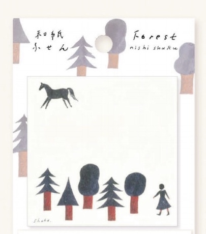 nishi shuku 美濃紙粘滯便箋