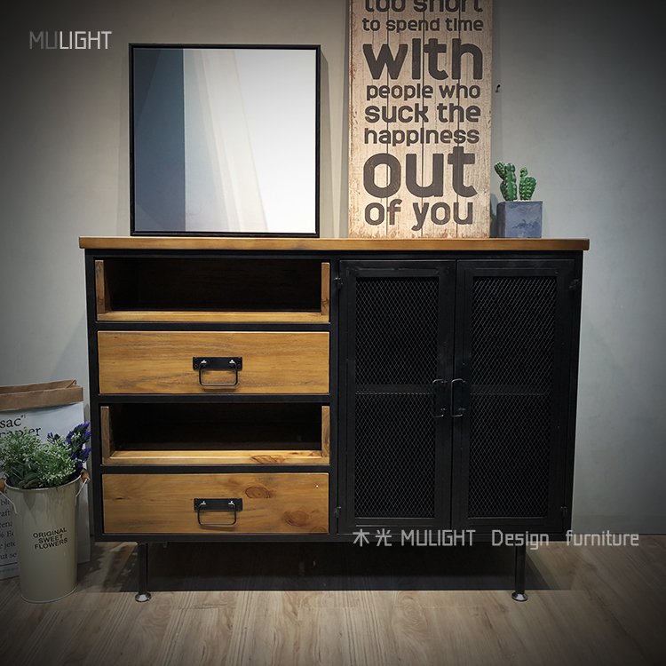 達米系列-實木鐵製置物櫃|可訂製