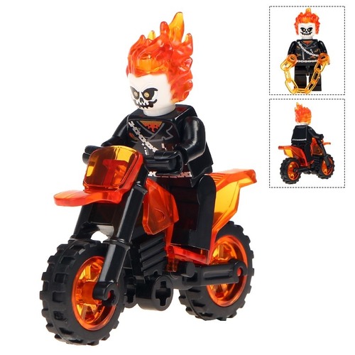 Ghost Rider Custom Minifigs Minifigures Fit Lego