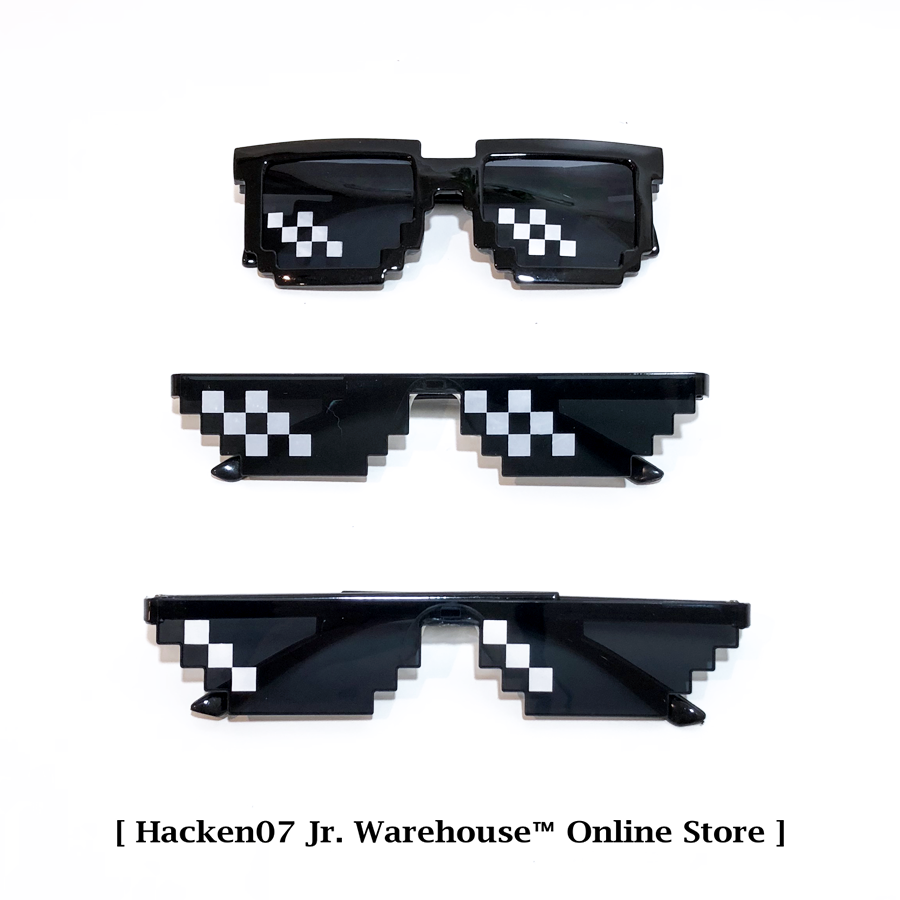 Thug Life 經典梗圖太陽眼鏡 8-Bit Pixel Sunglasses