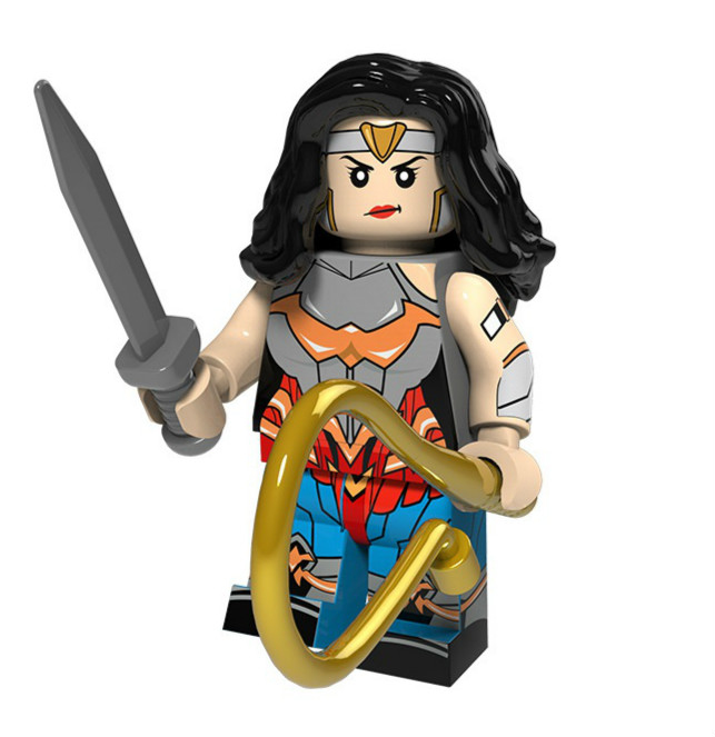 Buy 6 Get 50% Off - 01 Big Bricks Custom Wonder woman Marvel DC SuperHeroes Minifigures Toy Mini figure Minifigs Fit Lego Blocks P1412