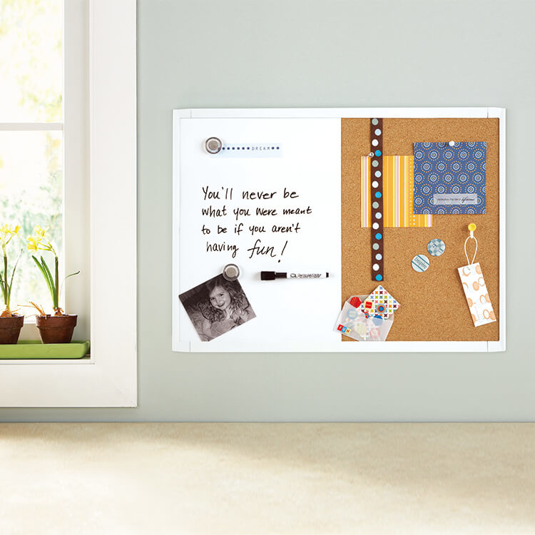 多功能白板附軟木(左右) QT-21-580653Q