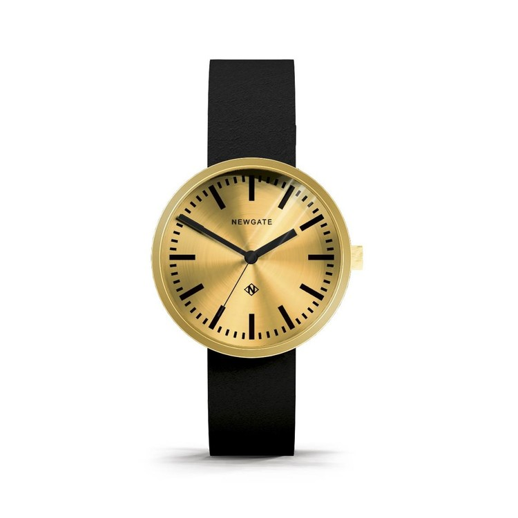 DRUMMER-典雅金-義大利皮革錶帶-40mm