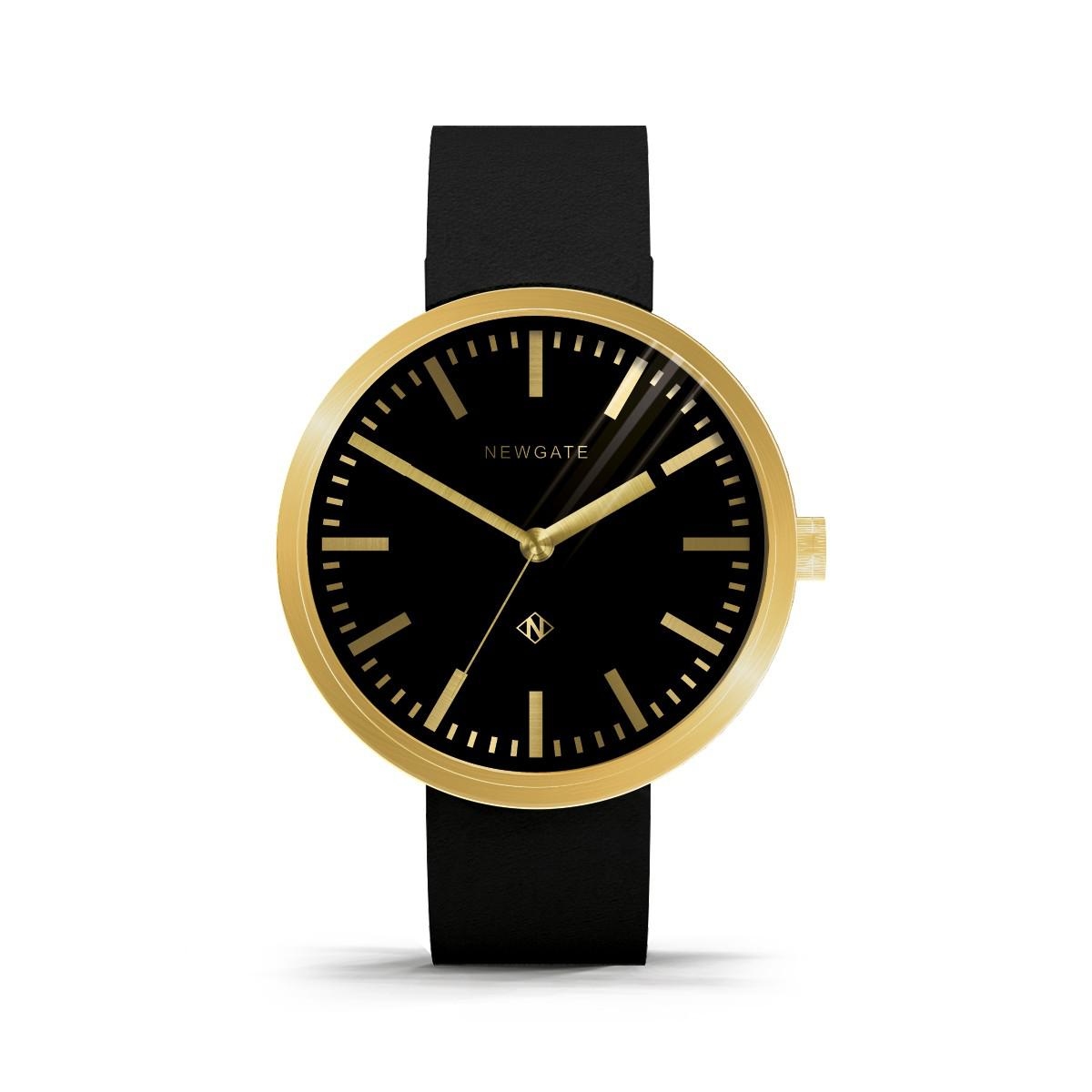 DRUMMER-永恆金-義大利皮革錶帶-50mm