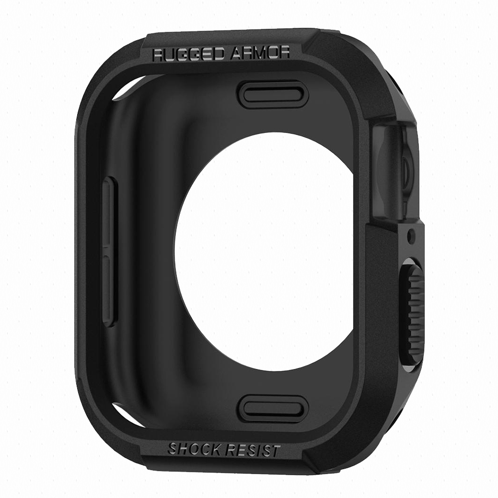 SGP Apple Watch Series 7/SE/6/5/4 (41/40mm) Rugged Armor-防摔保護殼-黑色