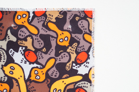 台灣鍋物薑母鴨的印花文化創意圖案設計