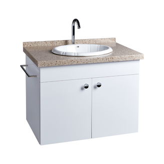 OVO京典衛浴 上嵌式臉盆+訂製平板人造檯面 L5011/WTS10-84/HB80-1/AT1011/AQ3006*