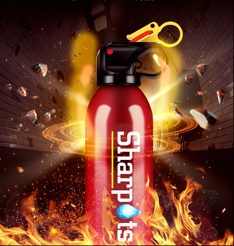 手提水基滅火器 「香港消防處認證」/汽車/居家/戶外救援 滅火罐