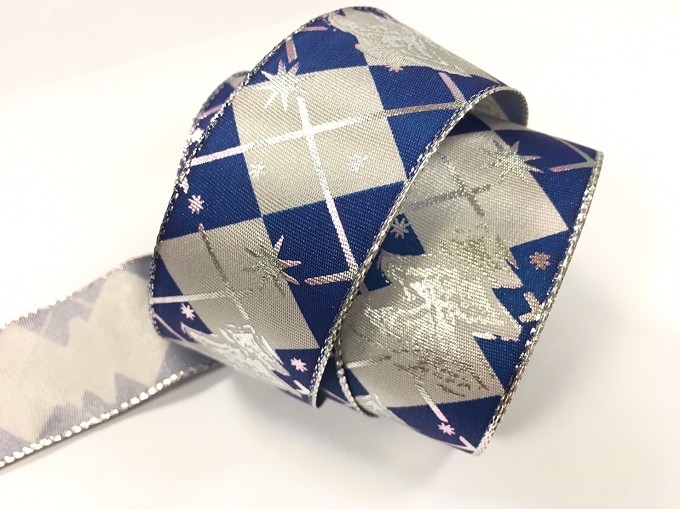 聖誕樹星菱格/平織鐵絲/38mm