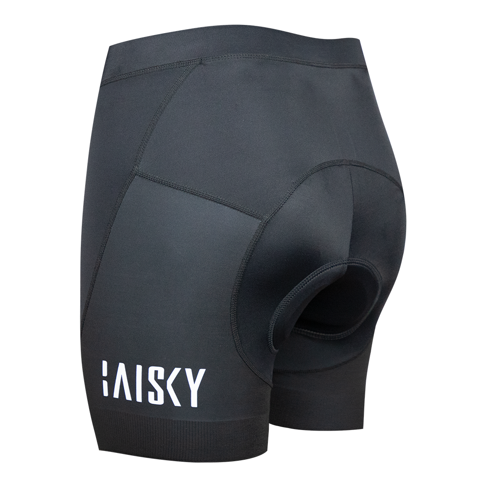 女款空力短車褲 魔幻 黑