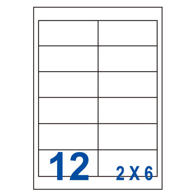 【21】US4669 多功能白標12格(96.5x42.3mm)