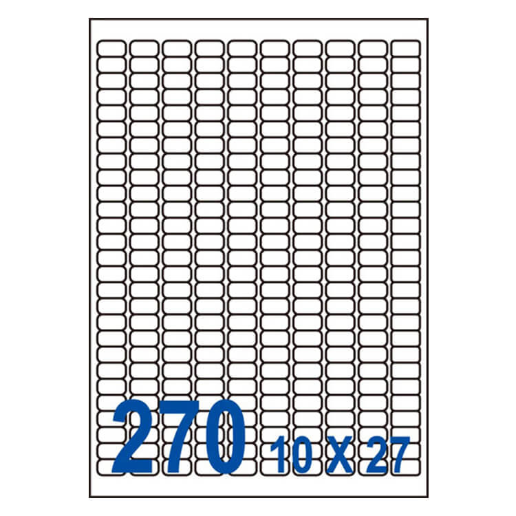 【22】US4343 多功能白標270格(17.78x10mm)