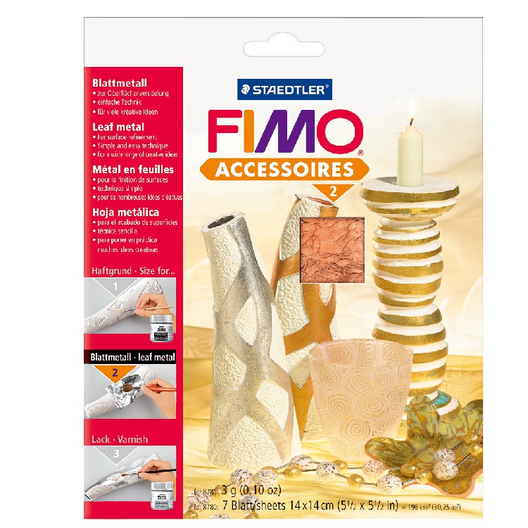 8780-26 軟陶專用裝飾金箔-銅色