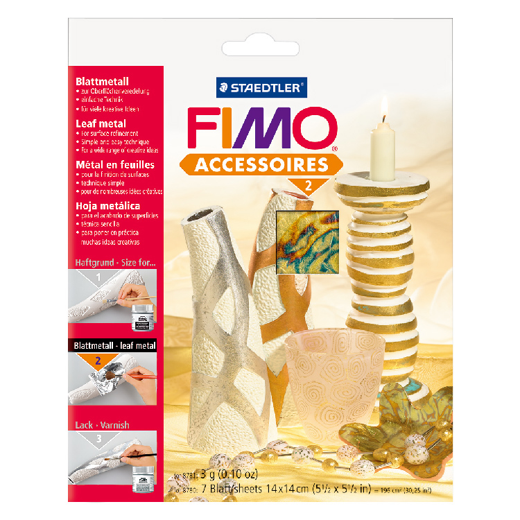 8780-99FIMO軟陶專用裝飾金箔-魚紋 