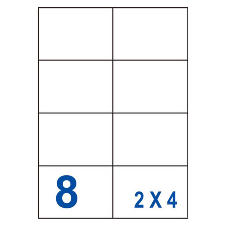 【49】US4470 多功能白標8格(105x74mm)