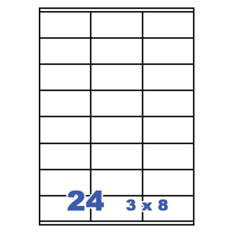 【7】US4453 多功能白標24格(70x36mm)
